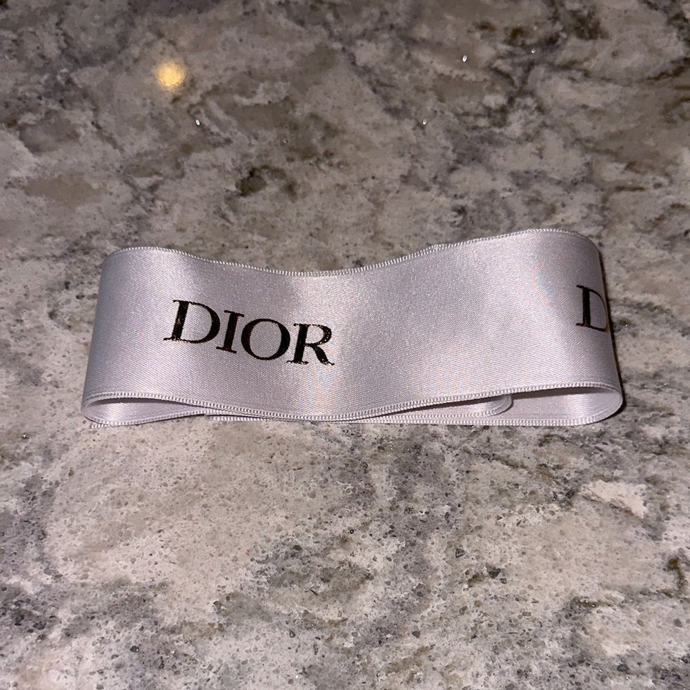 🎀 Dior Wide Satin Ribbon – 42” x 2”